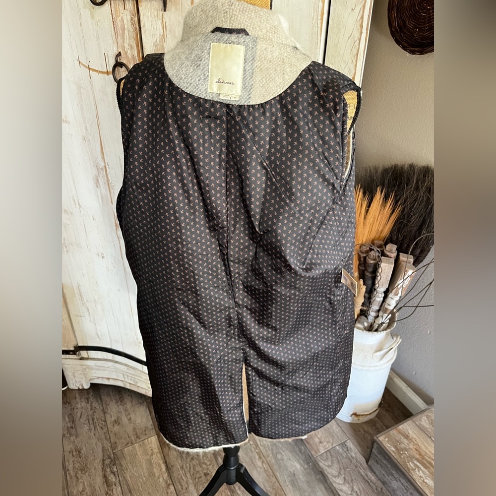Elevenses by Anthropologie Buffalo plaid soft vest - Picture 9 of 11